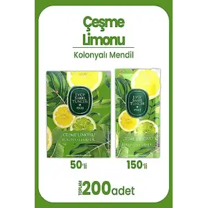 Çeşme Limonu Kolonyalı Mendil Seti