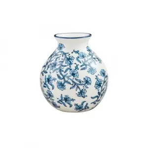 Cflwr Blok Baskı Çiçek Vazosu, 7 x 6