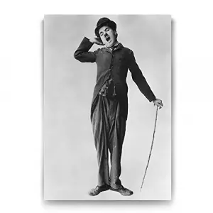 Charlie Chaplin Dikey Tablo - 80x125cm