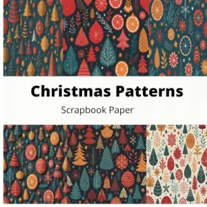 Christmas Pattern Scrapbook Paper