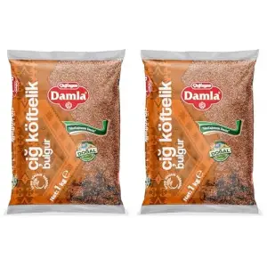 Çiğ Köftelik Bulgur 1 kg, 2 Paket
