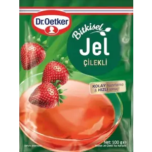 Çilek aromalı bitkisel jel, 100 g
