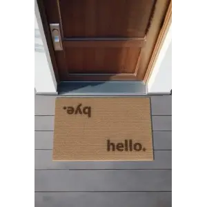Coco Hello Bye Koko Paspas Dış Kapı Paspası Kıl Kapı Önü Paspası 40x60 3670, 40 x 60