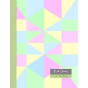 Colored Graph Paper: Pınk Paper Math Notebook | 4x4 Squares Per Inch Soft Grıd For Applıed Mathematıcal & Scıence Projects | Back-to-school Students