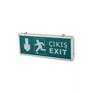 CT-9167 3 W Acil Çıkış Exıt Levhası (Aşağı) Ledli Şarjlı