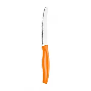 CUTT0026 Çelik Mutfak Bıçağı; Turuncu, 13 Cm