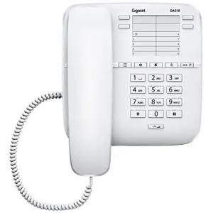 DA310 Beyaz Kablolu Telefon