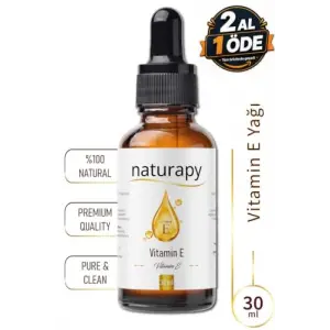 Damlalıklı Cam Şişede Vitamin E Yağı 30 ml