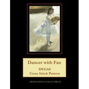 Dancer with Fan: Degas Cross Stitch Pattern