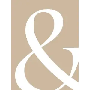 Decorative Book: Beige Script Display Book - For Shelf Stacking, For Coffee Table, For Interior Design, 8.5 x 11 Thick Hardcover Decorative Faux Display Book; For Home Decor