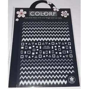 Dekoratif manikür stickerı