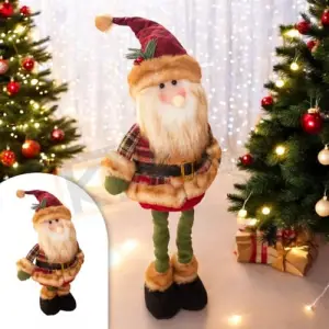 Dekoratif Yılbaşı Noel Baba Ayakları Uzayan 65 CM