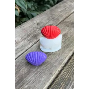 Deniz Kabuğu 3D Mum Kalıbı (Silikon)