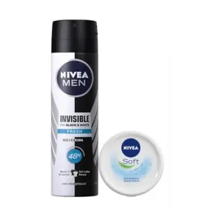 Deo Sprey Inv B&W Fresh Erk 150Ml + Soft 100Ml