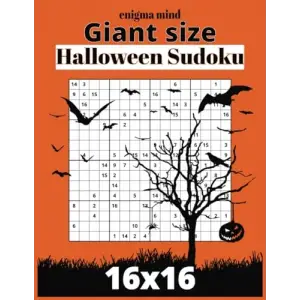 Dev Boyut Cadılar Bayramı Sudoku Bulmacası 16x16