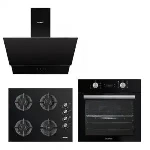 Digital Plus 15 Programlı Ankastre Set, Siyah
