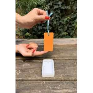 Dikdörtgen Koku Tableti Silikon Mum Kalıbı