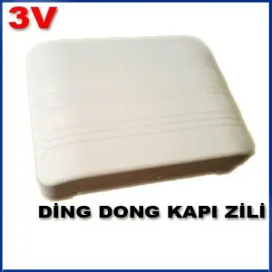 Ding Dong Elektronik Kolay Montajlı Kapı Zili