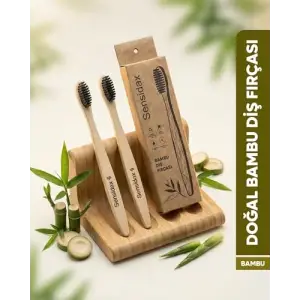 Diş Fırçası — Bambu Doğal 1+1-Orta Medium