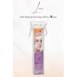 Disk Makyaj Pamuğu 100lü x 6 Adet