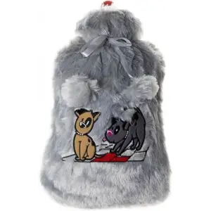Dogs Gri Peluş Sıcak Su Torbası