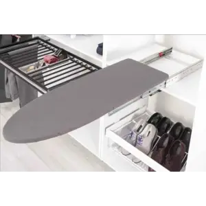 Dolap İçi Raylı Katlanır Ütü Masası