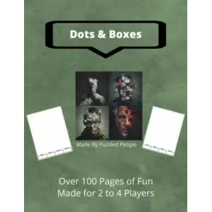 Dots & Boxes: Over 100 Pages: A Classic Strategy Game - Dot to Dot Grid - Large and Small Playing Squares - Big Book - Game of Dots, Boxes, Dot and Line, Pigs in a Pen - 2 to 4 Players