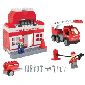 Double Blocks İtfaiye Seti
