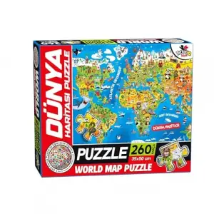 DÜNYA HARİTASI PUZZLE