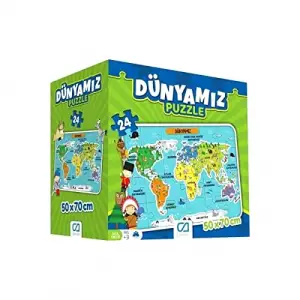Dünyamiz Eğitici Puzzle
