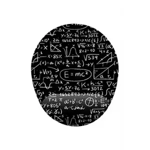 E=mc2 ve Formül Bilek Destekli Mouse Pad