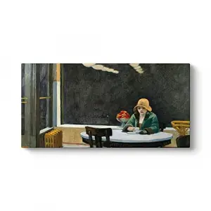Edward Hopper Automat Tablosu 100 x 50