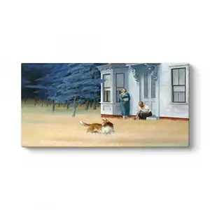 Edward Hopper Cape Cod Evening Duvar Tablosu, 160 x 80