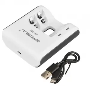 EF-M2 Pil Şarj Aleti 2Li Usb AA-AAA Ni-Mh Ni-Cd X