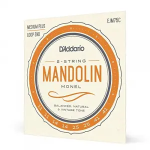 EJM75C Mandolin için Monel Telleri, Orta Gerilim, 11-41