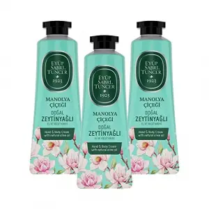 El ve Vücut Kremi Manolya Çiçeği 50 ml x 3