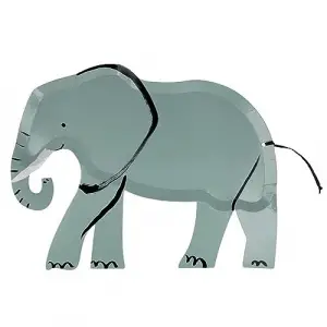 Elephant Plates - Fil Tabaklar - 8li