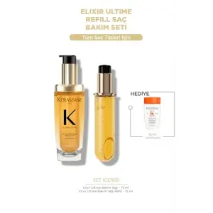 Elixir Ultime Refill Saç Bakım Seti 75 ml x 2