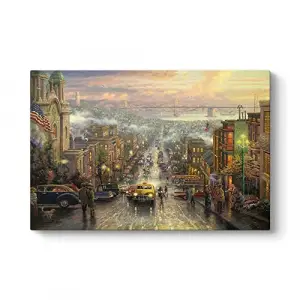 Eski San Francisco Tablosu 75 x 50