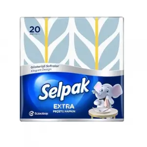 Extra Desenli Peçete 20li