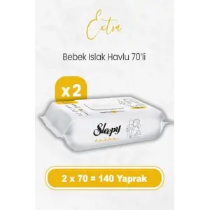 Extra Islak Bebek Mendil 70 x 2 Adet (140 Yaprak)