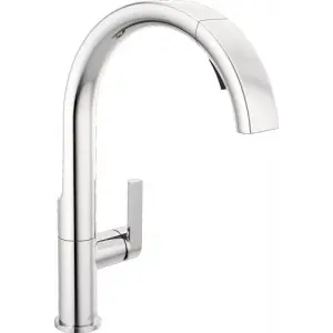 Faucet Keele Pull Down Mutfak Bataryası Krom, Aşağı Çekmeli Püskürtücülü Krom Mutfak Bataryası, Mutfak Lavabo Bataryası, Manyetik Yerleştirme Püskürtme Başlıklı Mutfak Lavabo Bataryası, Krom
