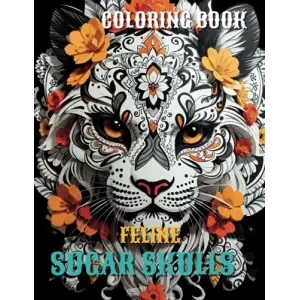 Felıne Sugar Skulls coloring book