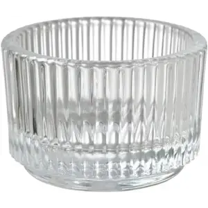 FINSMAK Tealight tutucu, şeffaf cam 3,5 cm