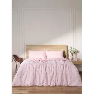 Fiyonk desen çift kişilik nevresimseti - 90