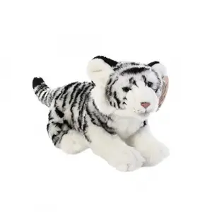 Floppy Kaplan Peluş Oyuncak, Beyaz, 30cm