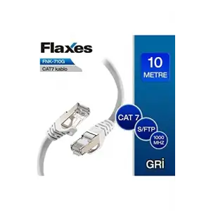Fnk-710g 10m Cat 7 S/ftp Patch Kablosu,gri