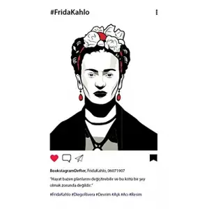 Frida Kahlo Grafiti 2 Bookstagram Defter