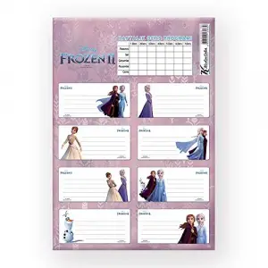 Frozen II Ders Programlı 3lü Etiket