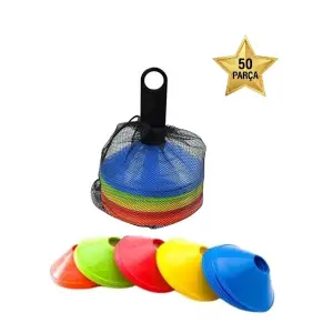 Futbol Disk Antrenman Koni Set, 50li Set